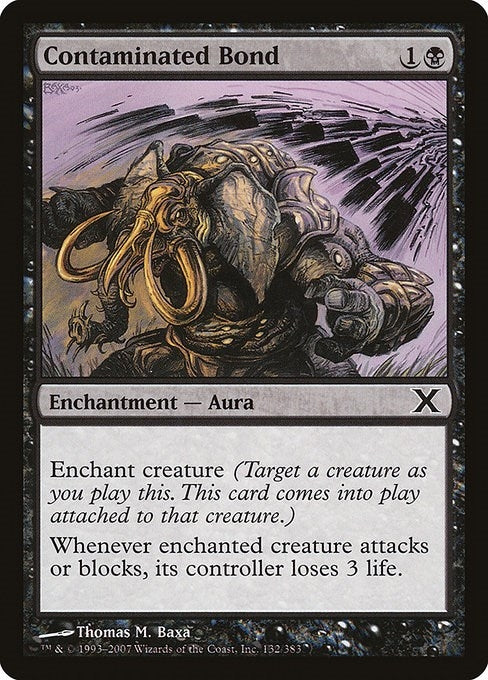 Image for Contaminated Bond (132) (10th Edition) - Magic: The Gathering