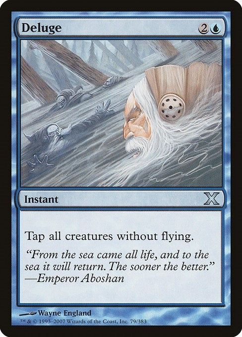 Image for Deluge (79) (10th Edition) - Magic: The Gathering