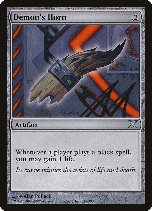 Image for Demon's Horn (320) (10th Edition) - Magic: The Gathering
