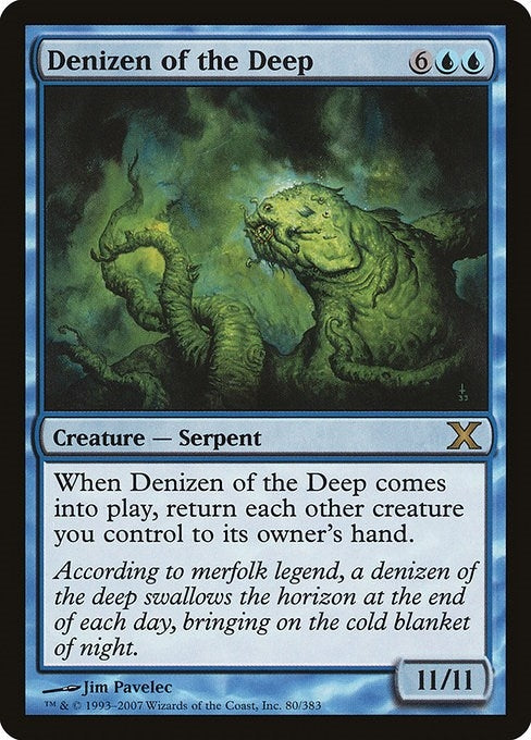 Image for Denizen of the Deep (80) (10th Edition) - Magic: The Gathering