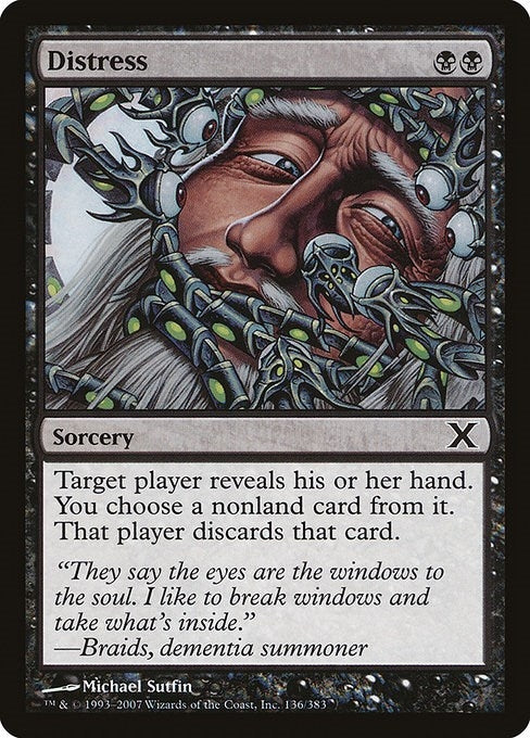 Image for Distress (136) (10th Edition) - Magic: The Gathering