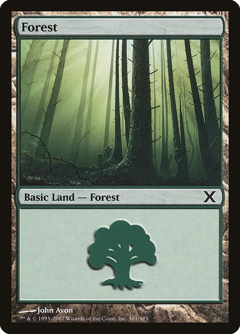 Image for Forest (381) (381) (10th Edition) - Magic: The Gathering