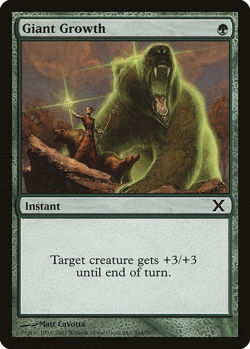 Image for Giant Growth (266) (10th Edition) - Magic: The Gathering