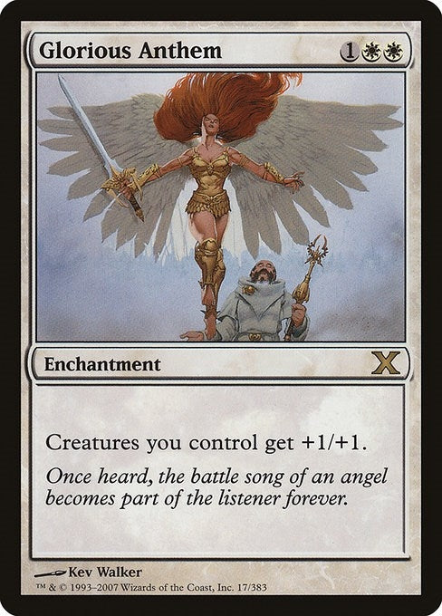 Image for Glorious Anthem (17) (10th Edition) - Magic: The Gathering
