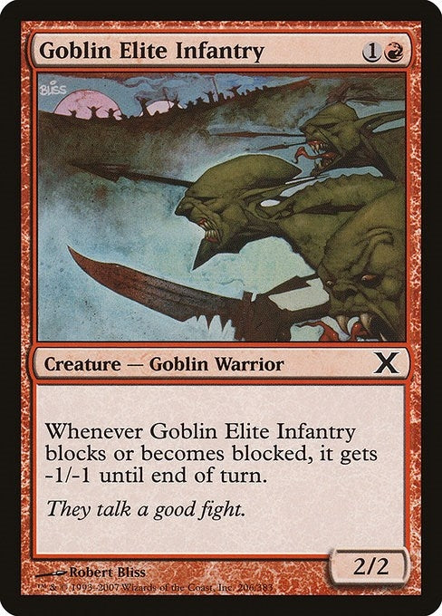 Image for Goblin Elite Infantry (206) (10th Edition) - Magic: The Gathering