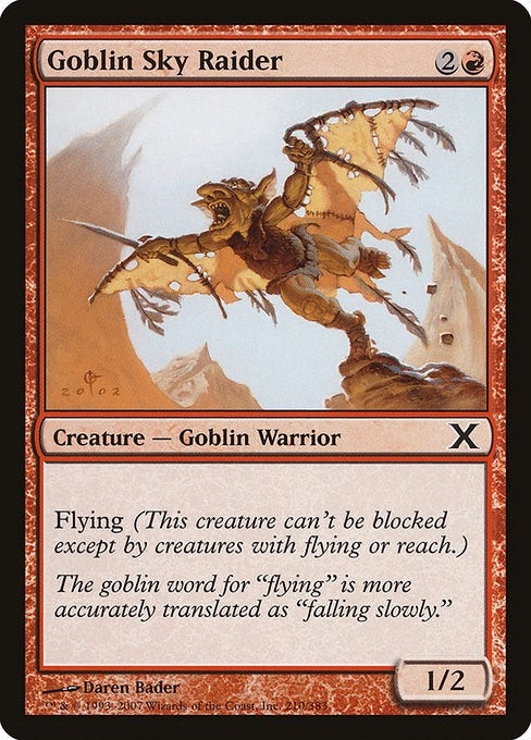 Image for Goblin Sky Raider (210) (10th Edition) - Magic: The Gathering