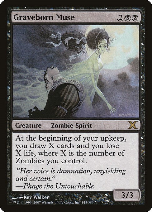 Image for Graveborn Muse (145) (10th Edition) - Magic: The Gathering