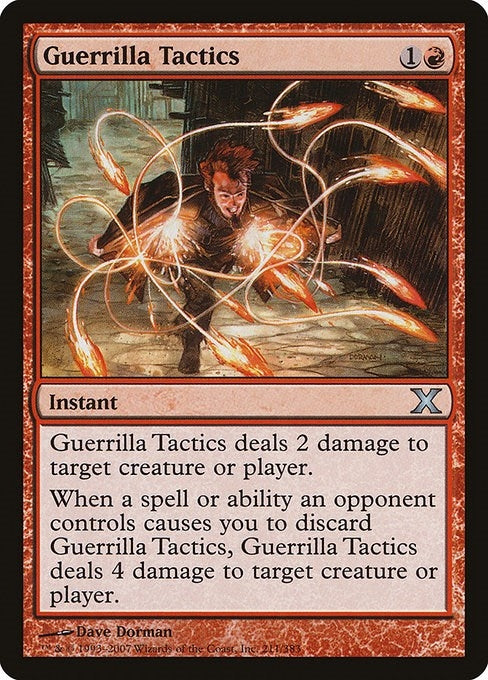 Image for Guerrilla Tactics (211) (10th Edition) - Magic: The Gathering