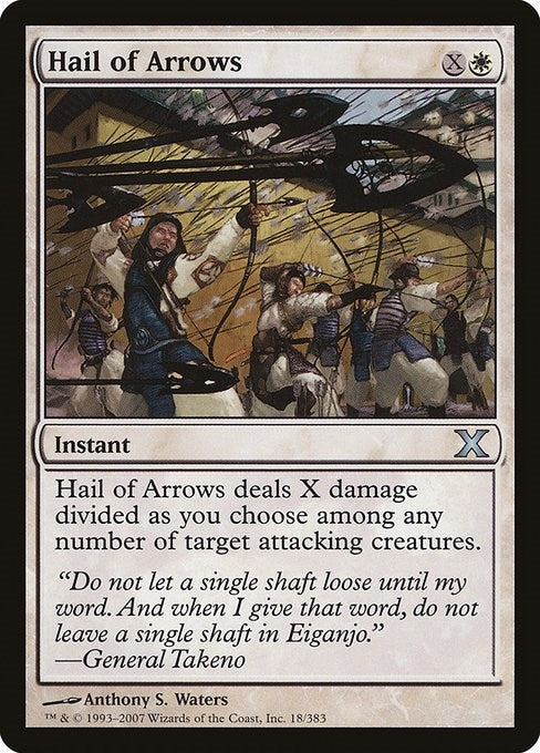 Image for Hail of Arrows (18) (10th Edition) - Magic: The Gathering