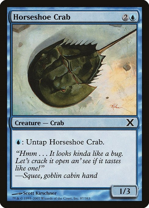 Image for Horseshoe Crab (87) (10th Edition) - Magic: The Gathering