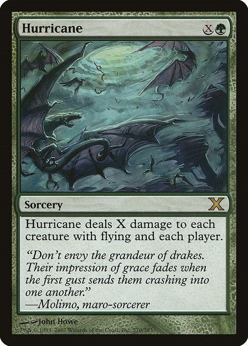 Image for Hurricane (270) (10th Edition) - Magic: The Gathering