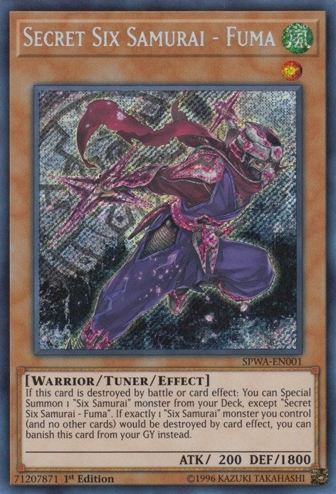 Image for Secret Six Samurai - Fuma (SPWA-EN001) (SPWA) - YuGiOh