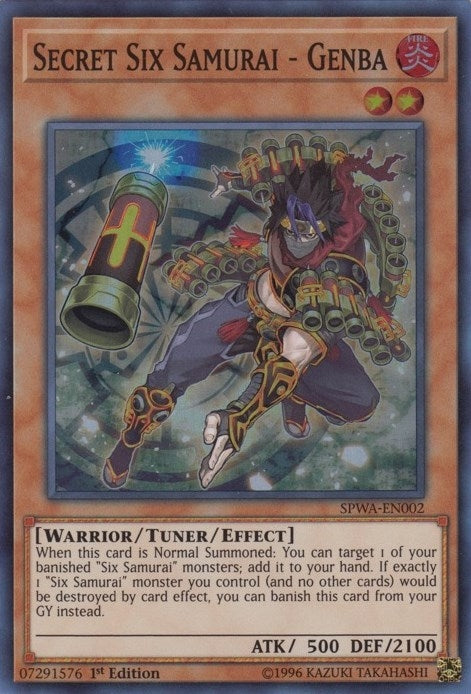 Image for Secret Six Samurai - Genba (SPWA-EN002) (SPWA) - YuGiOh