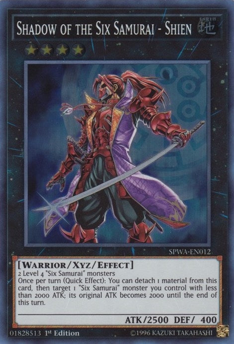 Image for Shadow of the Six Samurai - Shien (SPWA-EN012) (SPWA) - YuGiOh