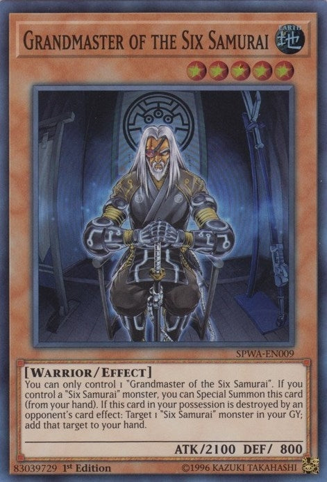 Image for Grandmaster of the Six Samurai (SPWA-EN009) (SPWA) - YuGiOh