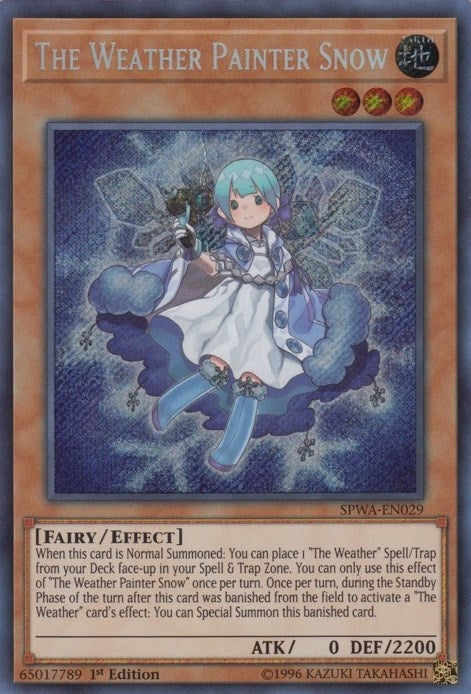 Image for The Weather Painter Snow (SPWA-EN029) (SPWA) - YuGiOh