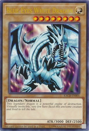 Blue-Eyes White Dragon (Oversized) (KACB-EN001) (SEALED)