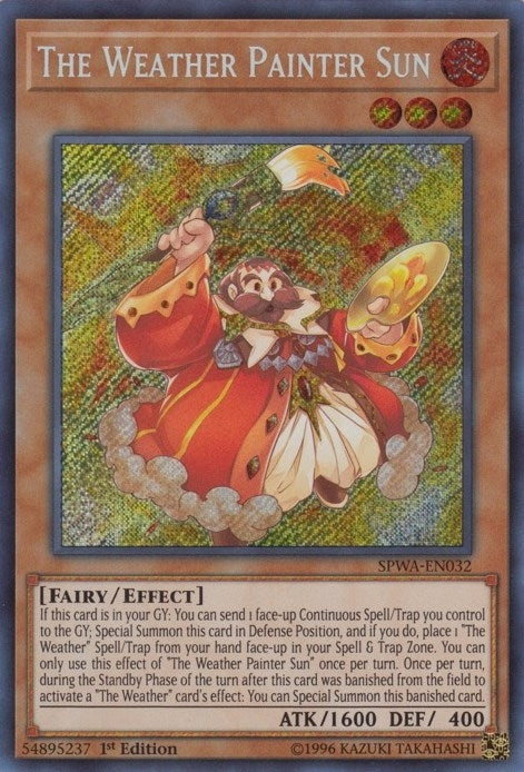 Image for The Weather Painter Sun (SPWA-EN032) (SPWA) - YuGiOh