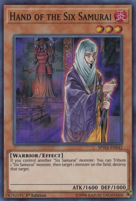 Image for Hand of the Six Samurai (SPWA-EN042) (SPWA) - YuGiOh