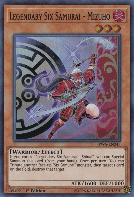 Image for Legendary Six Samurai - Mizuho (SPWA-EN045) (SPWA) - YuGiOh