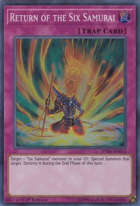 Image for Return of the Six Samurai (SPWA-EN052) (SPWA) - YuGiOh