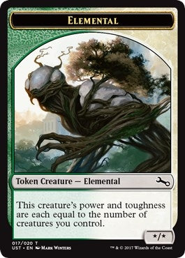 Image for Elemental Token (017) (17) (Unstable) - Magic: The Gathering