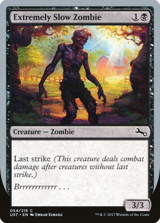 Image for Extremely Slow Zombie (A) (54) (Unstable) - Magic: The Gathering