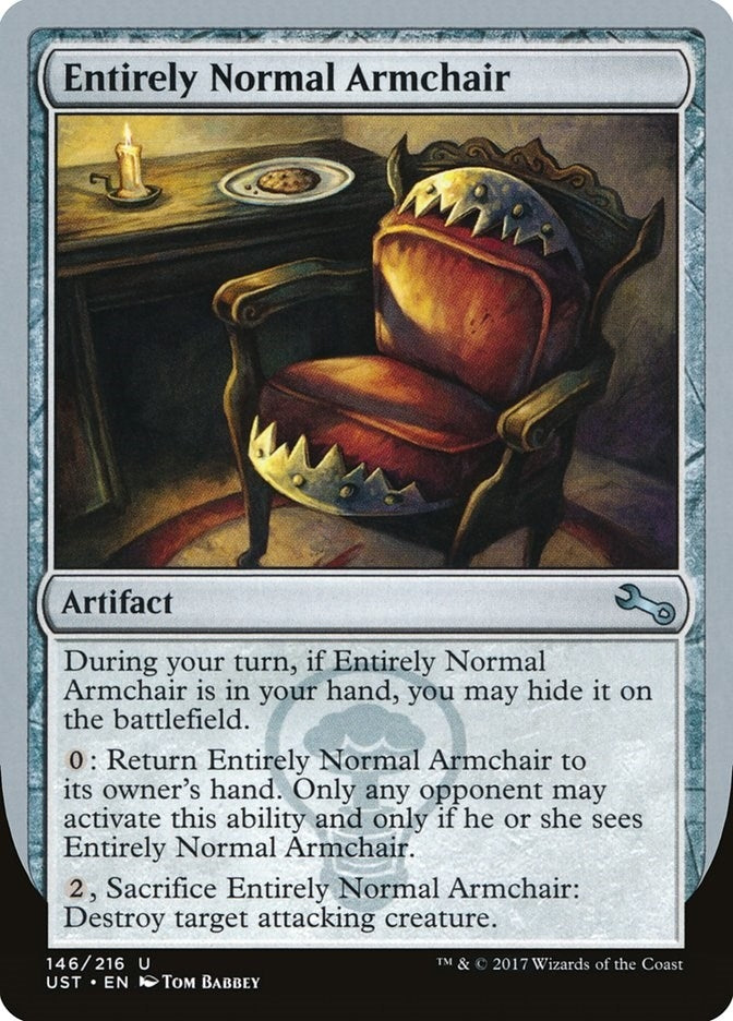 Image for Entirely Normal Armchair (146) (Unstable) - Magic: The Gathering