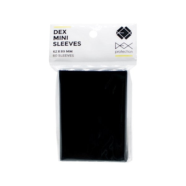 Image for Dex Protection Mini Card Sleeves - Black (60-Pack) - Card Sleeves