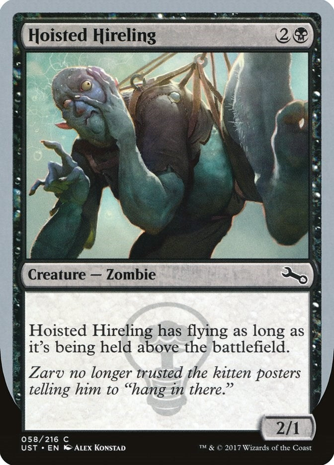 Image for Hoisted Hireling (58) (Unstable) - Magic: The Gathering