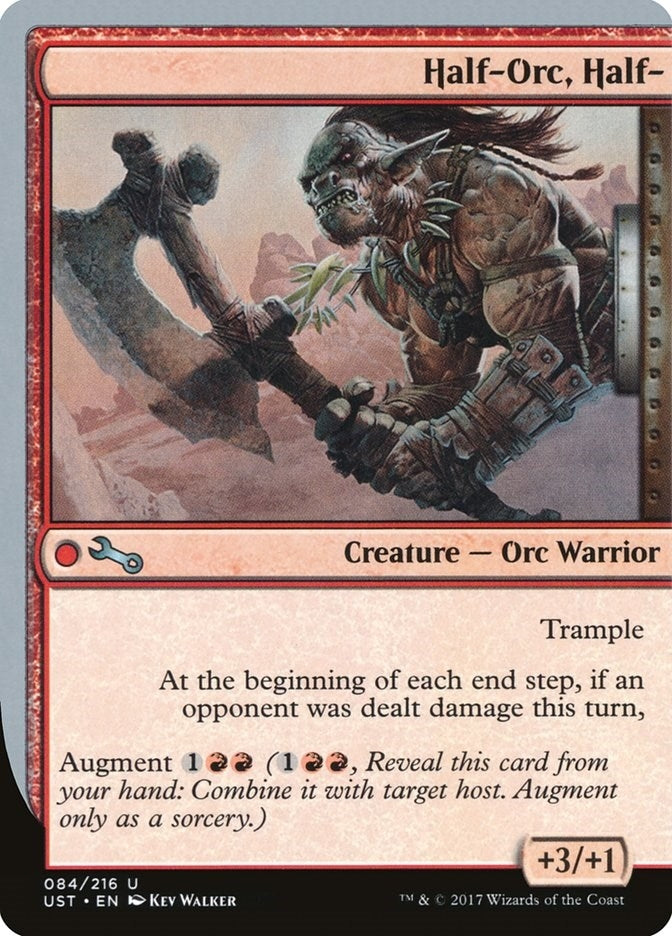 Image for Half-Orc, Half- (84) (Unstable) - Magic: The Gathering