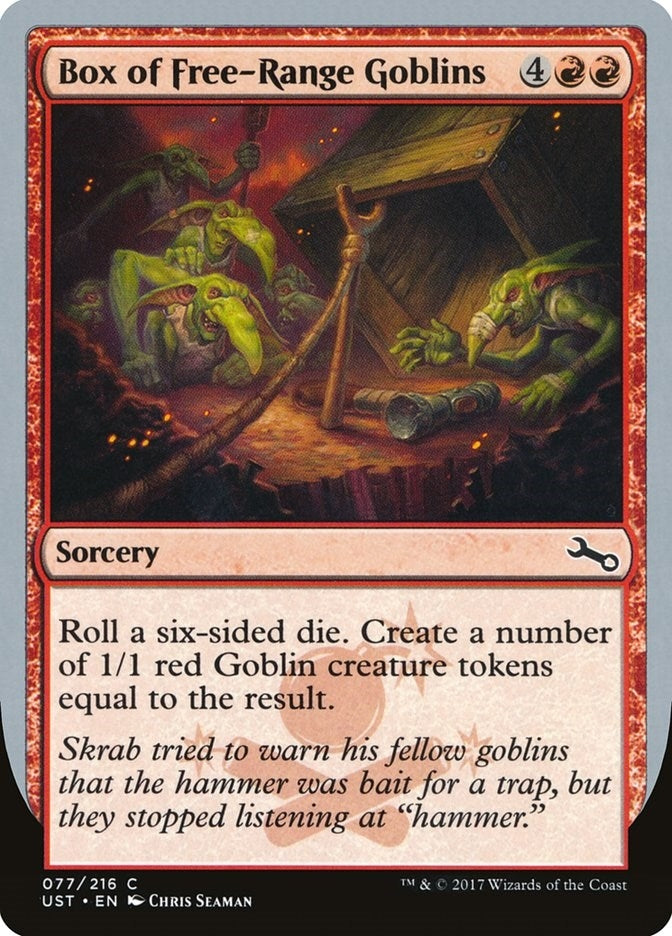 Image for Box of Free-Range Goblins (77) (Unstable) - Magic: The Gathering