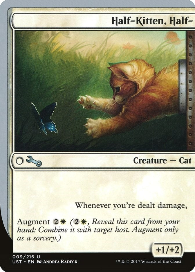 Image for Half-Kitten, Half- (9) (Unstable) - Magic: The Gathering