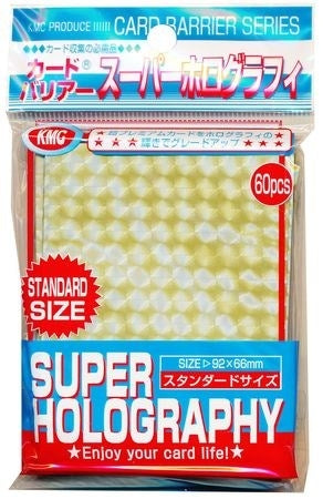 Image for KMC Card Barrier - Super Holography - Gold (60-Pack) - Card Sleeves