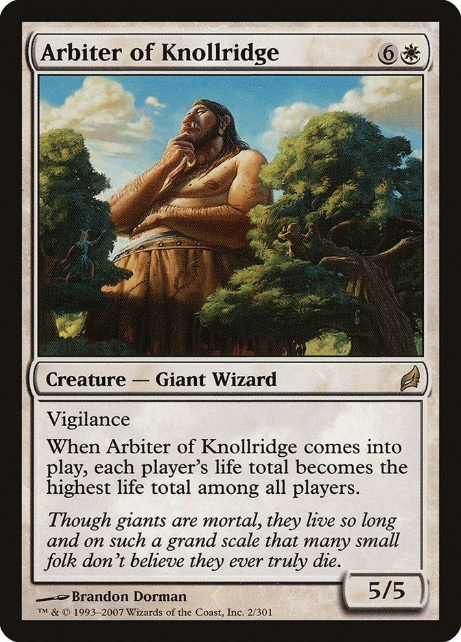 Image for Arbiter of Knollridge (2) (Lorwyn) - Magic: The Gathering