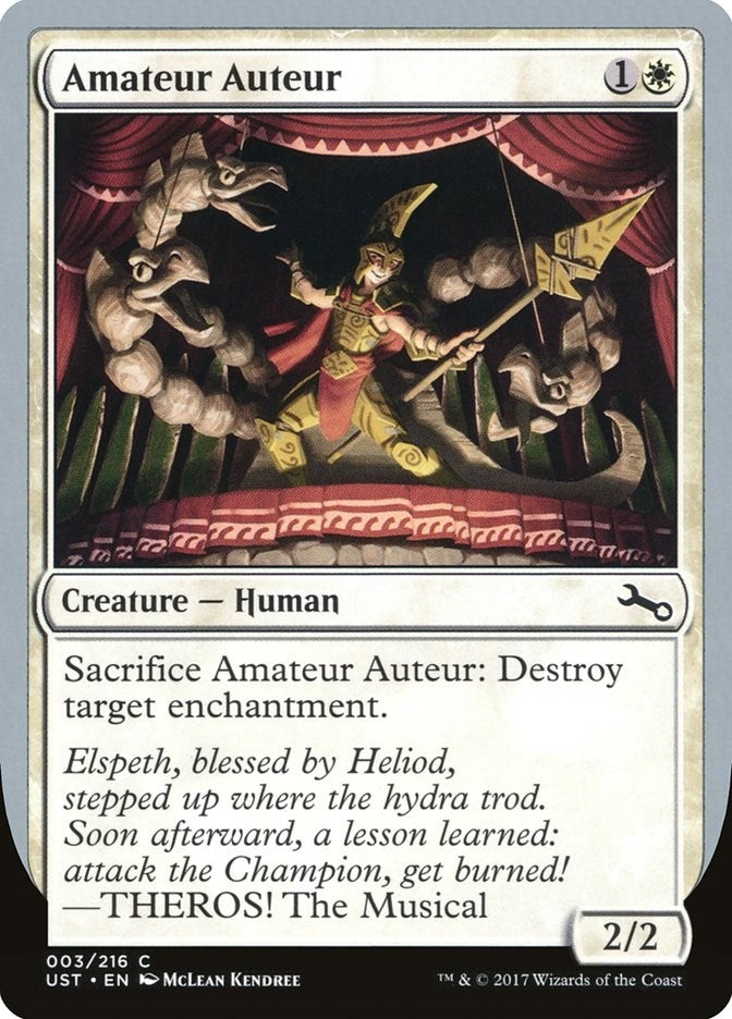 Image for Amateur Auteur (C) (3) (Unstable) - Magic: The Gathering