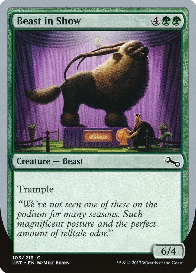 Image for Beast in Show (B) (103) (Unstable) - Magic: The Gathering
