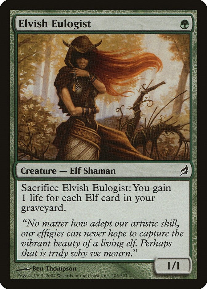 Image for Elvish Eulogist (205) (Lorwyn) - Magic: The Gathering