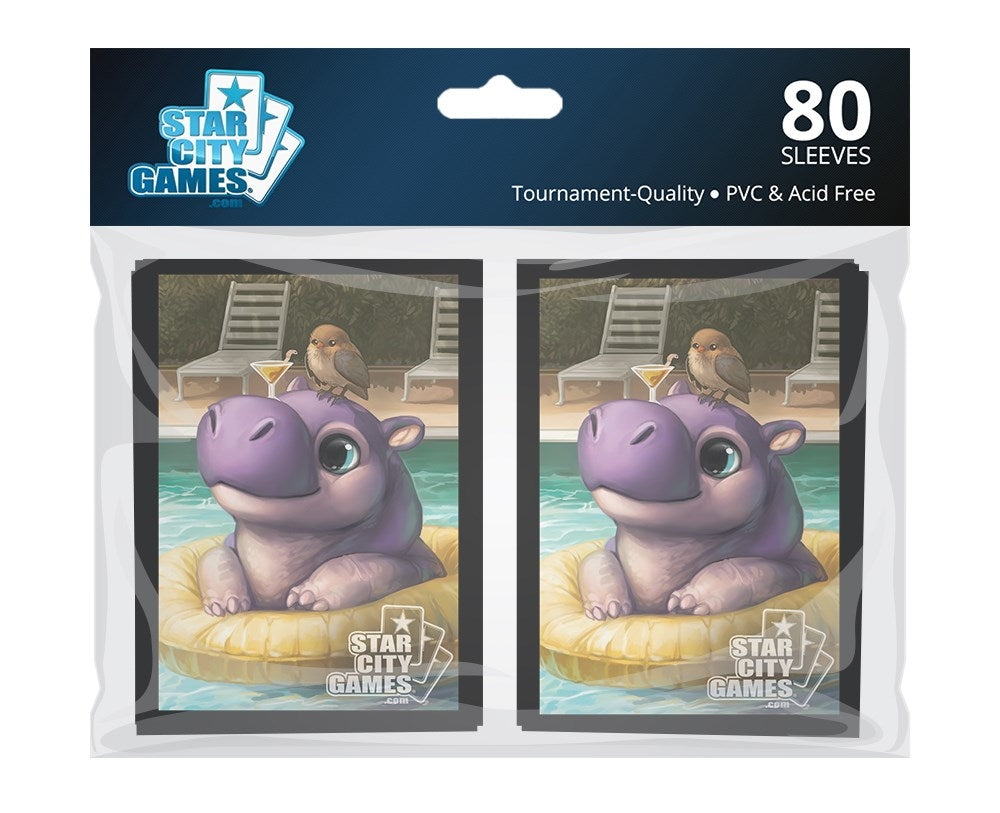 Image for Star City Games Gloss Sleeves - Hippo (80-Pack) - Card Sleeves