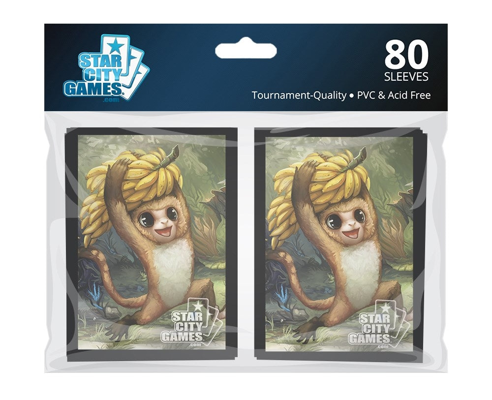Image for Star City Games Gloss Sleeves - Monkey (80-Pack) - Card Sleeves