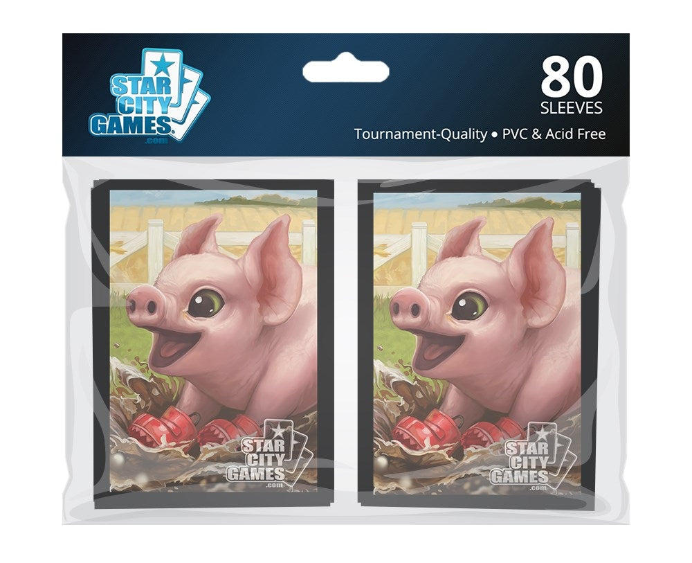 Image for Star City Games Gloss Sleeves - Piglet (80-Pack) - Card Sleeves