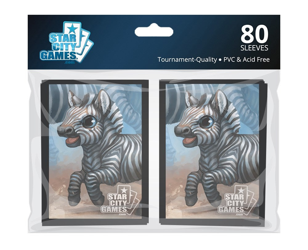 Image for Star City Games Gloss Sleeves - Zebra (80-Pack) - Card Sleeves