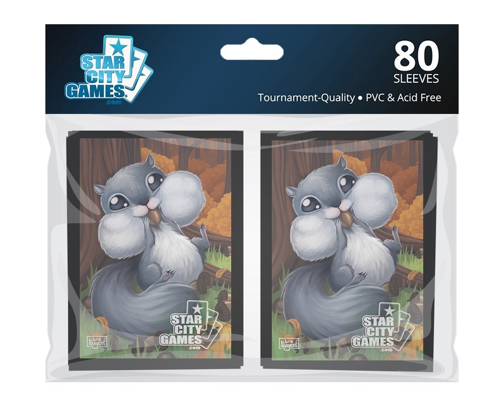 Image for Star City Games Gloss Sleeves - Squirrel (80-Pack) - Card Sleeves