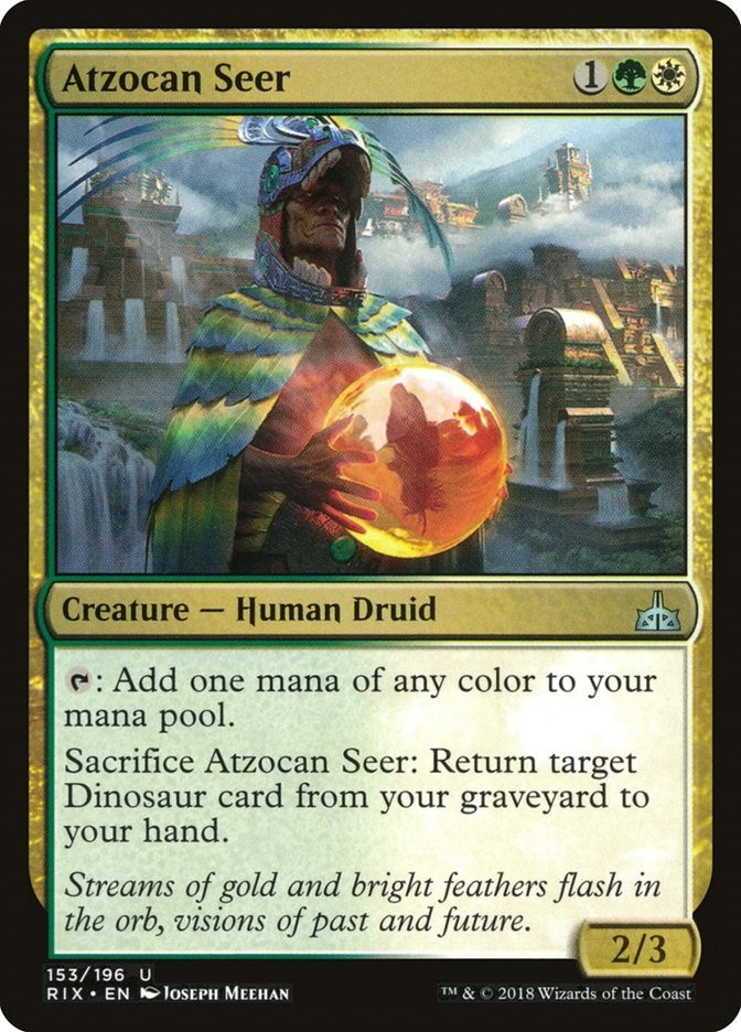Image for Atzocan Seer (153) (Rivals of Ixalan) - Magic: The Gathering