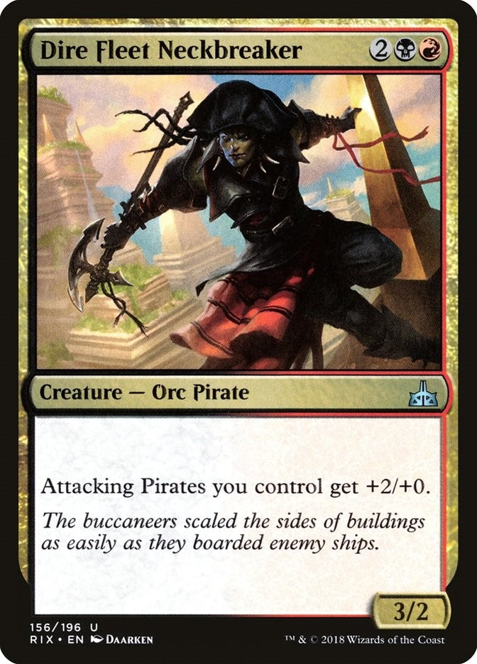 Image for Dire Fleet Neckbreaker (156) (Rivals of Ixalan) - Magic: The Gathering