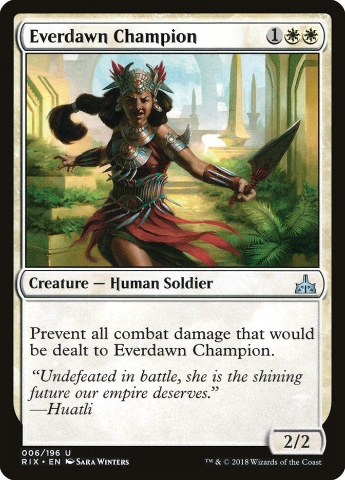 Image for Everdawn Champion (6) (Rivals of Ixalan) - Magic: The Gathering