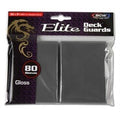 Image for Elite Deck Guards - Glossy Standard - Cool Gray (80-Pack) - Card Sleeves
