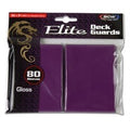 Image for Elite Deck Guards - Glossy Standard - Mulberry (80-Pack) - Card Sleeves