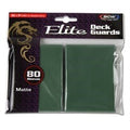 Image for Elite Deck Guards - Matte Standard - Green (80-Pack) - Card Sleeves