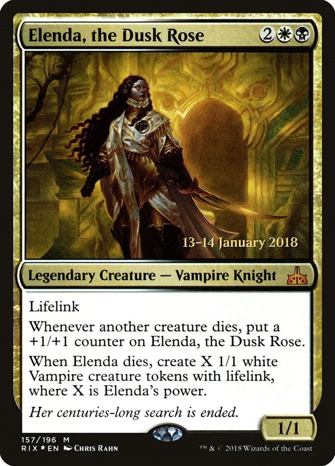 Image for Elenda, the Dusk Rose (157) (Prerelease Cards) - Magic: The Gathering